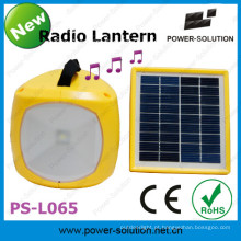 Venda de Top LED rádio Solar com luzes LED para iluminação Solar & carregamento do telefone